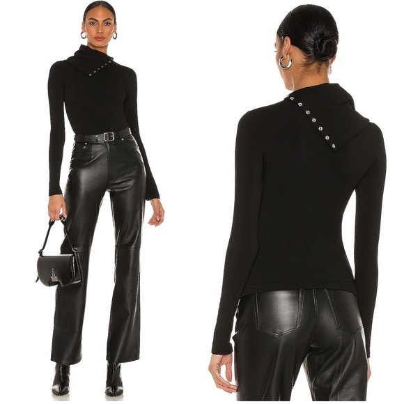 NBD Tops - NBD | Women’s Harbor Turtleneck in Black Size M